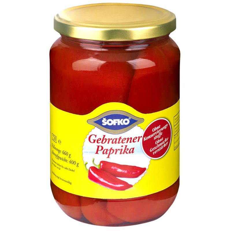 Gebratener Paprika -  Sofko 720ml