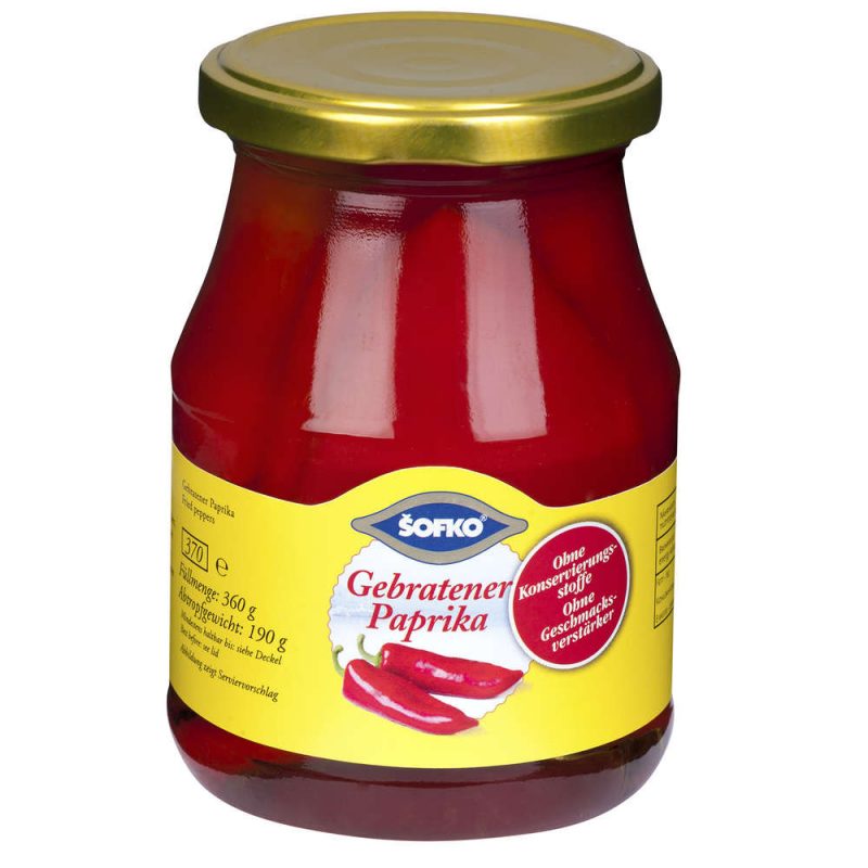 Gebratener Paprika -  Sofko 370ml
